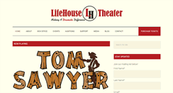 Desktop Screenshot of lifehousetheater.com